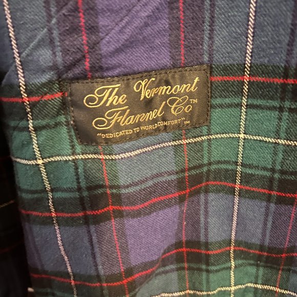 Vermont Flannel Hooded Flannel Pullover - Picture 2 of 7